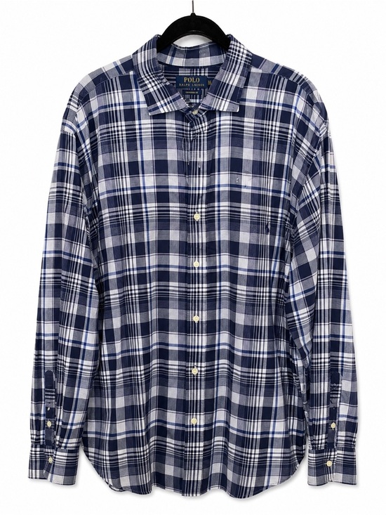 Polo Ralph Lauren Other - Polo by Ralph Lauren Navy and White Plaid Button-Down Shirt